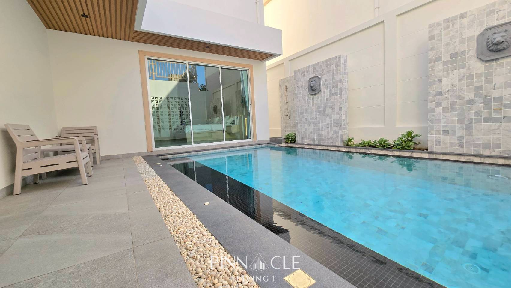 Narita Villa บ้านพลูวิลล่าหรู บ้านทรงนอร์ดิก สไตล์ญี่ปุ่น โมเดิร์น ใกล้อ่างชากนอก ใกล้หาดจอมเทียนและตัวเมืองพัทยา  - Image 3