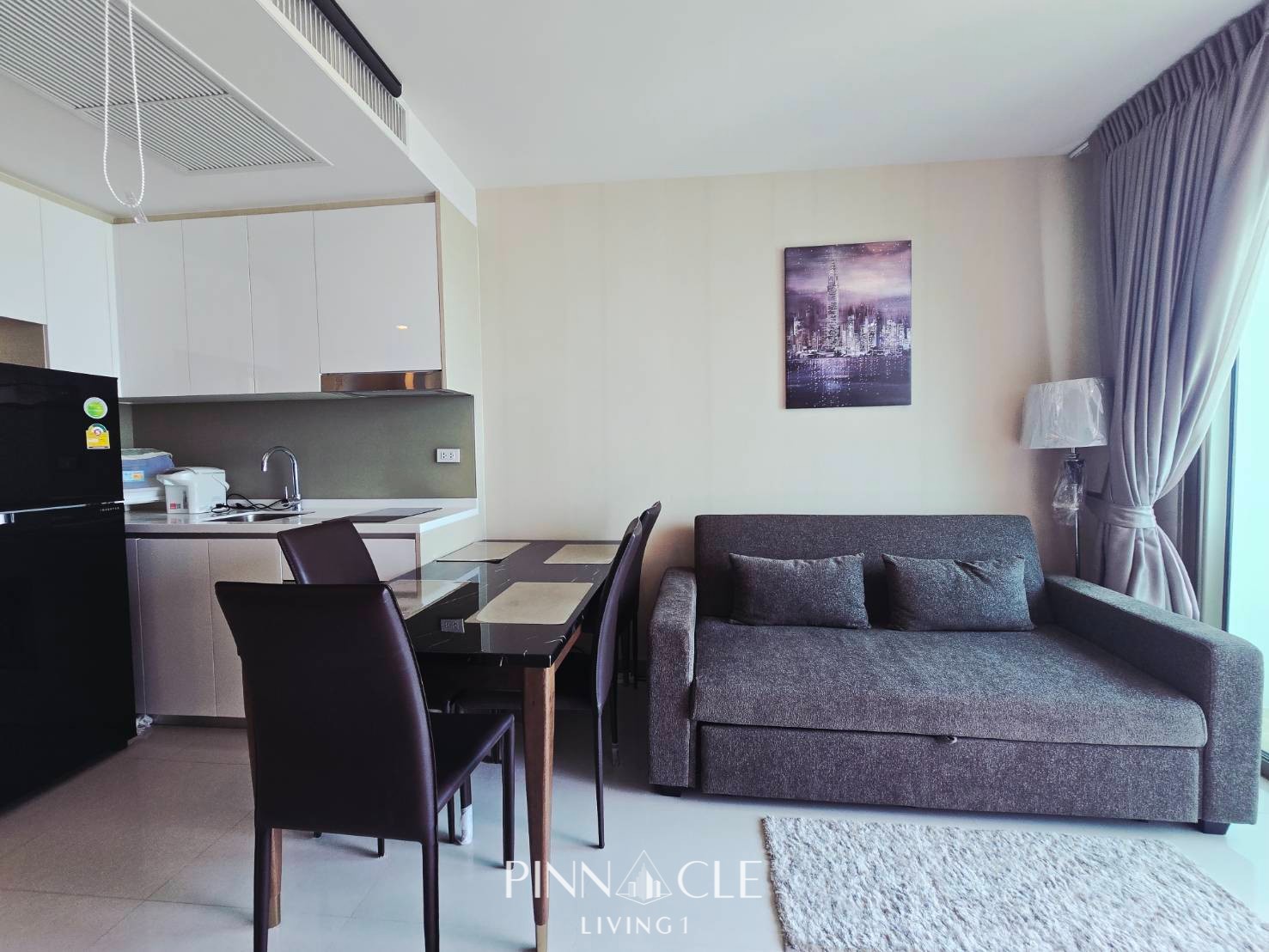 ให้เช่าคอนโดวิวทะเลพัทยา The Riviera Jomtien  1 ห้องนอน 35 ตร.ม. หรูหรา สไยตล์โมเดิร์น ใกล้หาดจอมเทียน  - Image 6