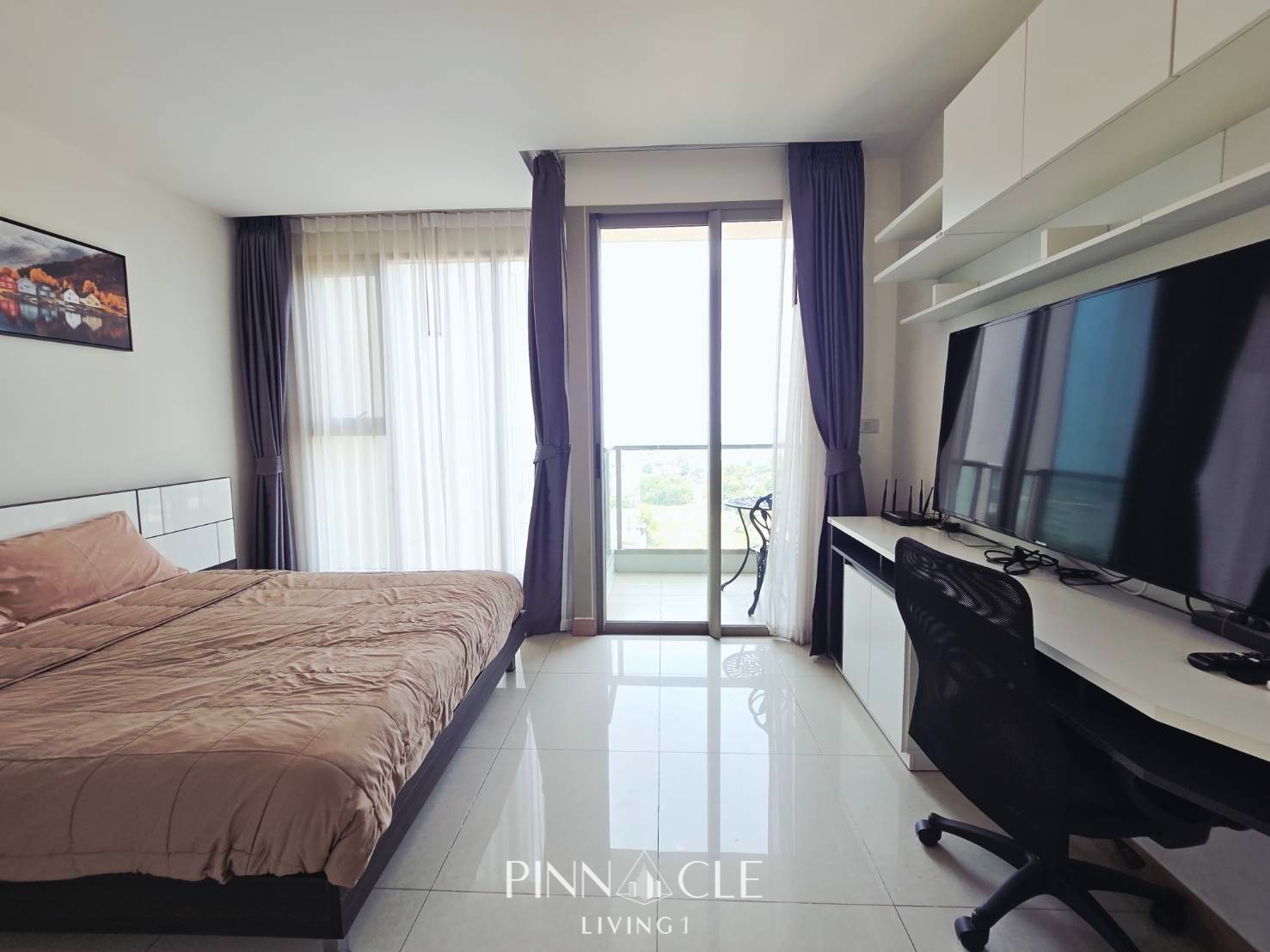 ให้เช่าคอนโดวิวทะเล The Riviera Jomtien ห้องสตูดิโอ ใกล้หาดจอมเทียน พัทยา - Image 9