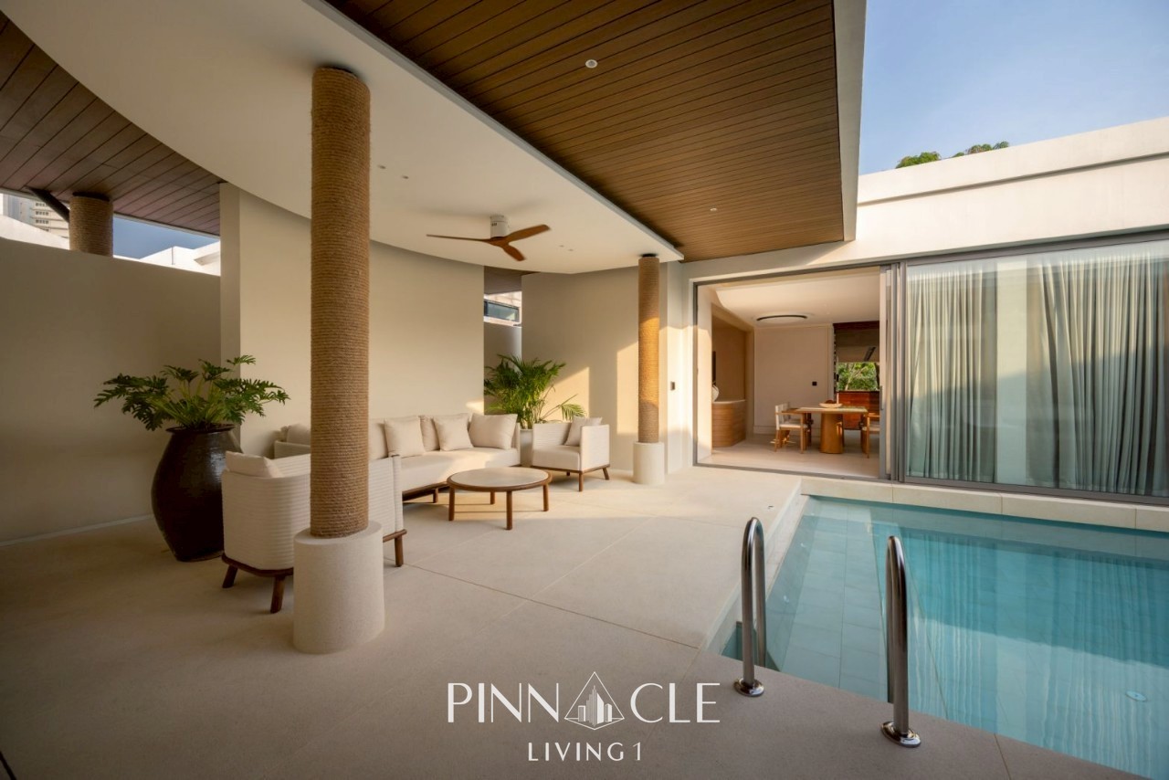 Beachfront Luxury Pool Villa Pattaya For Sale Modern Japandi Style 3 Bedrooms - Image 4