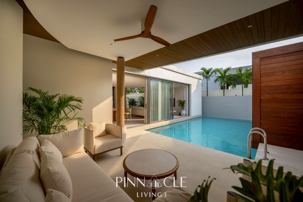 Beachfront Luxury Pool Villa Pattaya For Sale Modern Japandi Style 3 Bedrooms - Image 5