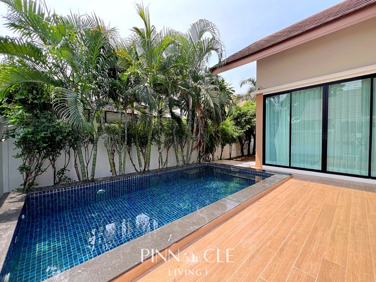 The Maple Pattaya บ้านเดี่ยวพร้อมสระ 2 ห้องนอน ตกแต่งใหม่ทั้งหลัง ใกล้หาดจอมเทียน และมอร์เตอร์เวย์ พัทยา